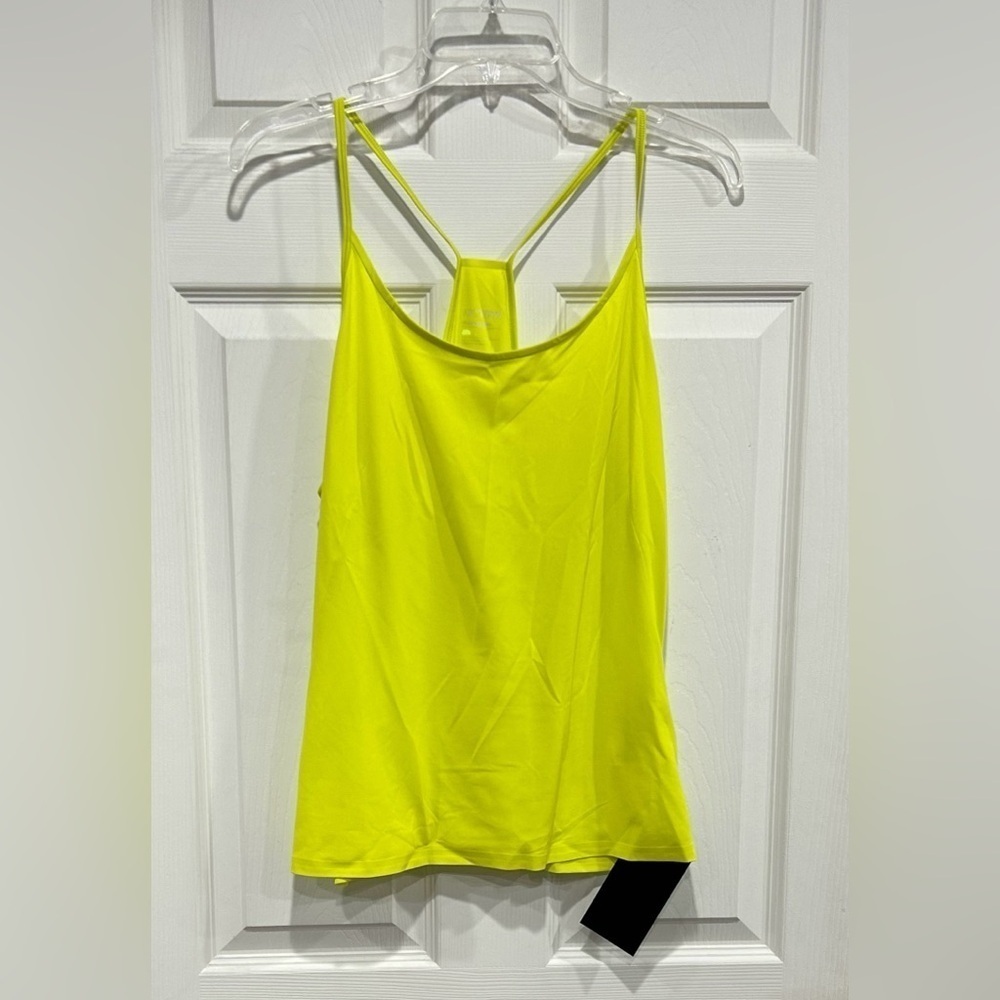 Arc’teryx Women's Large Silene Tank Green Yellow NWT Sleeveless Moisture Wicking